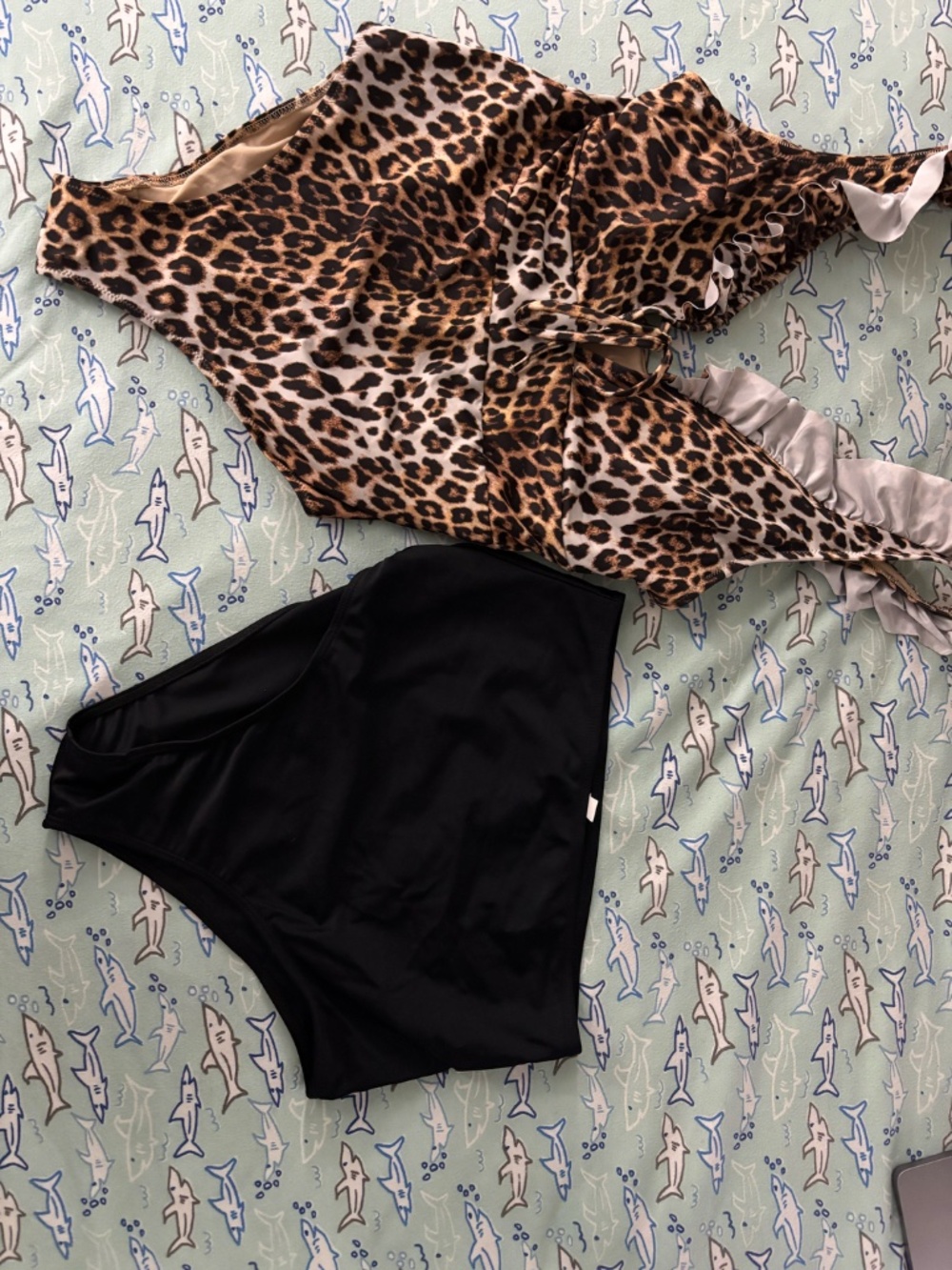 Animal print swimsuit